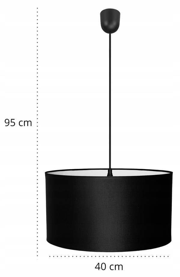 LOFTSLAMPE HÆNGENDE LYKRONE LAMPESKÆRM ELEGANT MODERNE