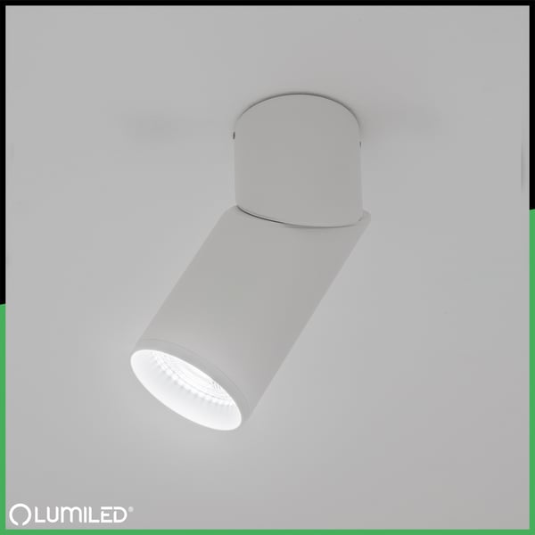 Taklampa SPOT TUBA reflektor armattur halogen 1x GU10 TABULA LUMILED