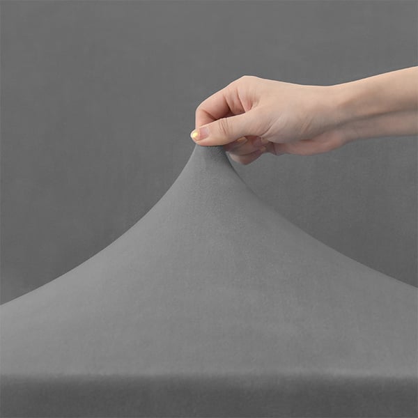 Päällinen pieneen nojatuoliin S, samettia, tummanharmaa