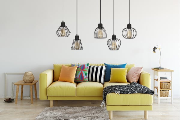 Hämähäkki-riippuvalaisin, eri sävyjä, Loft LED