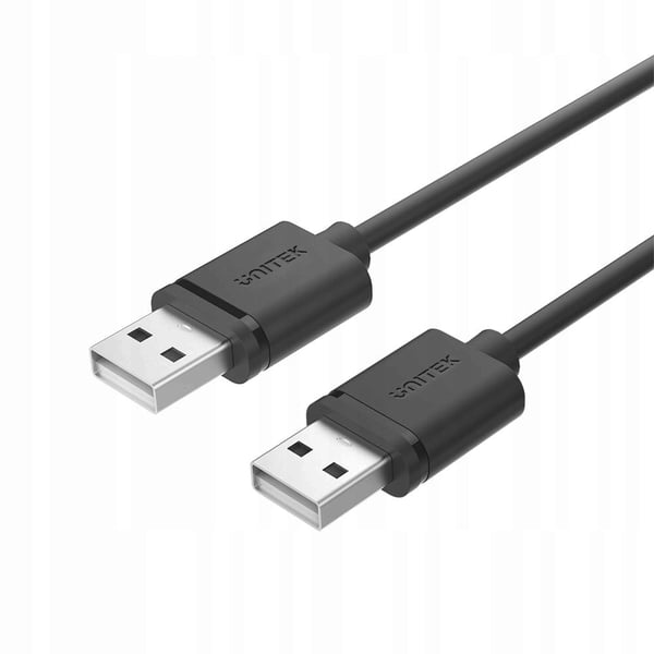 Unitek Y-C442GBK USB 2.0 AM-AM-kabel 1,5 m