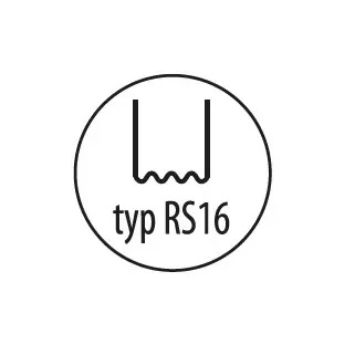 0,6MM RS16 HÄFTKLAMMER FÖR PLAST 100 ST - DED75276