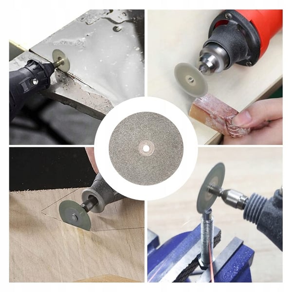 Diamantskive 50 mm til Dremel minislip 10 skivor og 2 ekstra skivor