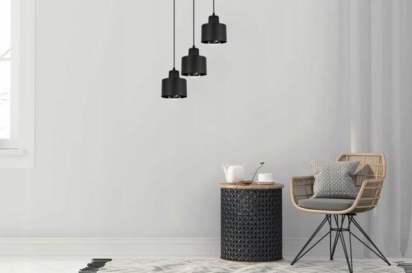 MODERNI KATTOVALAISIN MUSTA LED-VALAISIN