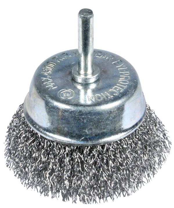 FORBØRSTE MED 63 MM SKAFT ZN - E-561-6063