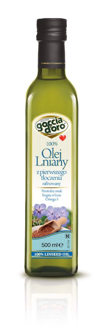 Goccia d'oro linfröolja 500 ml