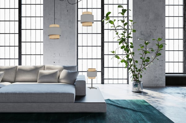 NATBORDLAMPE BOHO JUTA LAMPESKÆRM 20 CM