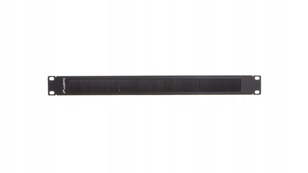 Lanberg AK-1101-B borstpanel för 19" 1U-skåp, svart