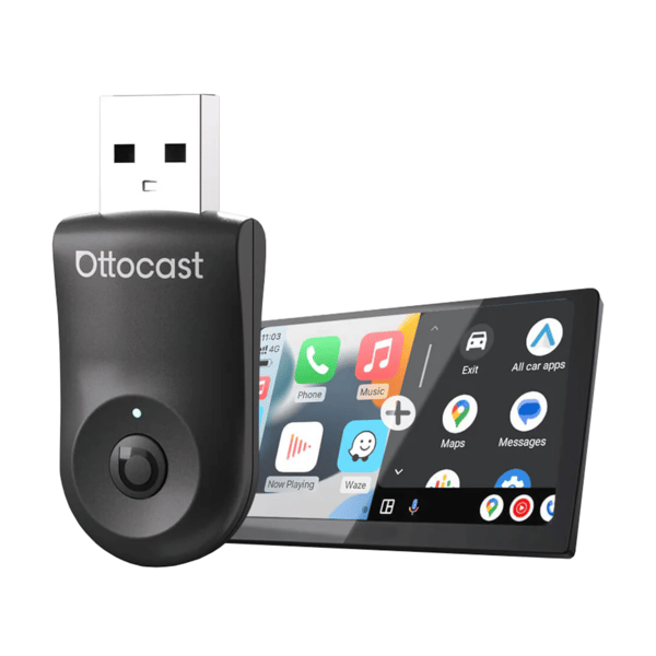 Ottocast Mini 2-i-1 trådlös adapter CarPlay / Android Auto CA505-T