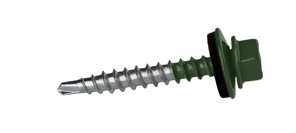 Landmandsskruer GTF2 Z14 4,8x35mm RAL 6020