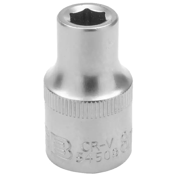 JCB-hylsy 1/2" 8 mm 6-kulmainen Cr-V