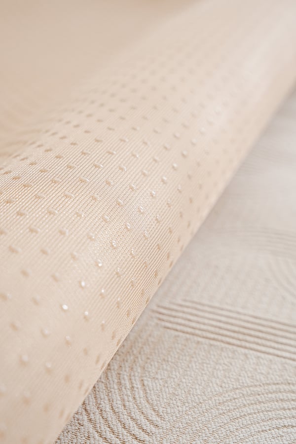 Matto, päiväpeite, päällinen sohvalle, 90x240 cm, kermanvärinen, kultaiset reunukset