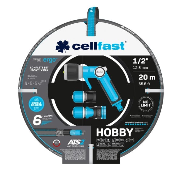Hobbysprinklersæt 1/2'' 20M ENERGO - C 16-209