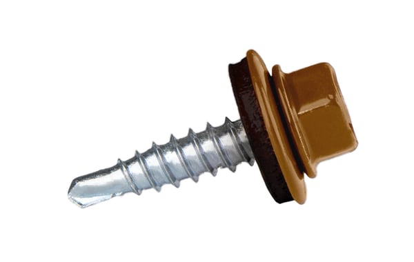 Landmandsskruer GTO2 Z14 4,8x20mm RAL 8003