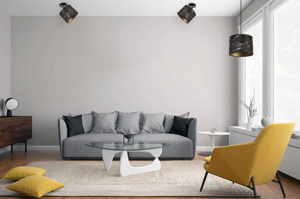 Loftshængende lampe, væglampe, lampeskærm, guldmønster