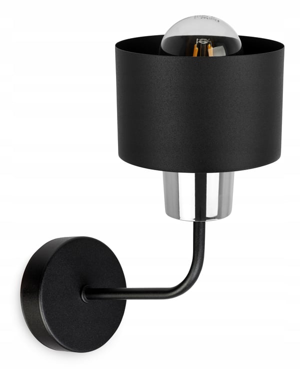 VÆGLAMPE, FIRKANTET LAMPE, LOFTSLAMPE, SORT LED-LAMPE
