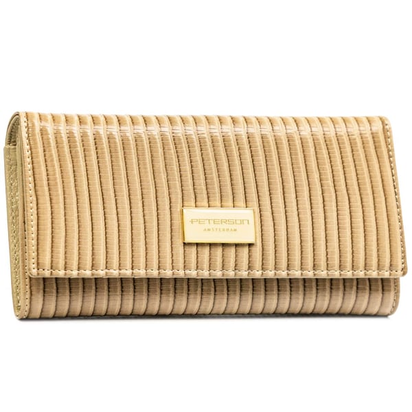 Damplånbok i läder+PU PTN PS401-CRV-2340 Khaki