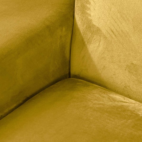 Klädsel soffa bäddsoffa 1-sits honey velvet