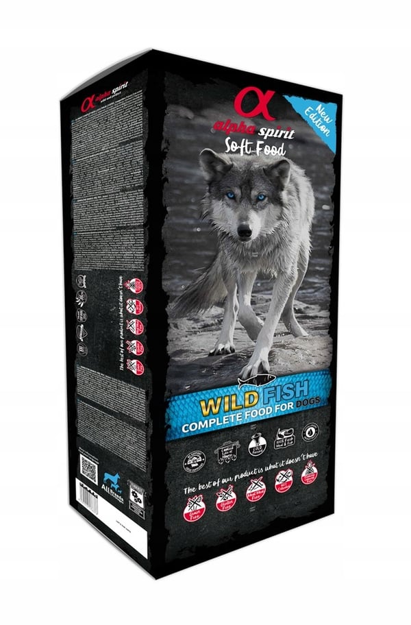 Alpha Spirit fuldfoder til hunde WILDFISH 9 kg