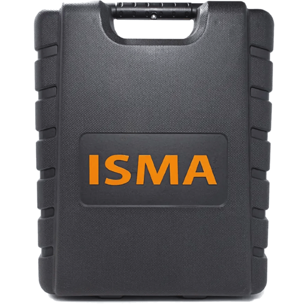 ISMA VÆRKTØJSSÆT med AKKUDRIFTSSKRUETRÆKKER 57 dele + KASSE