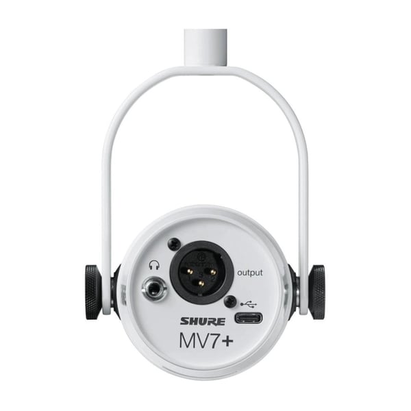 Shure MV7-W - Mikrofon XLR/USB-C Hvid