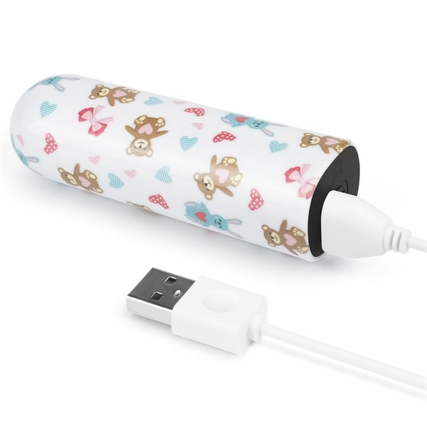 Lovetoy mini-vibraattori karhuhierontalaitteella