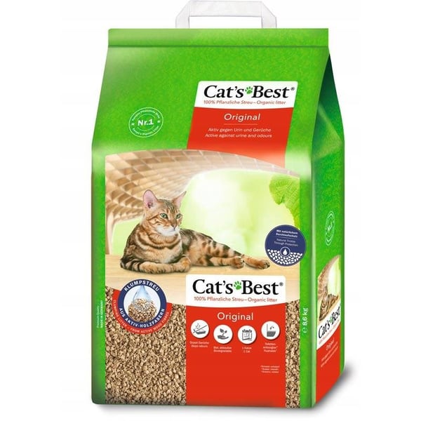 Cat's Best Original - träströ - 40l (8x5l)