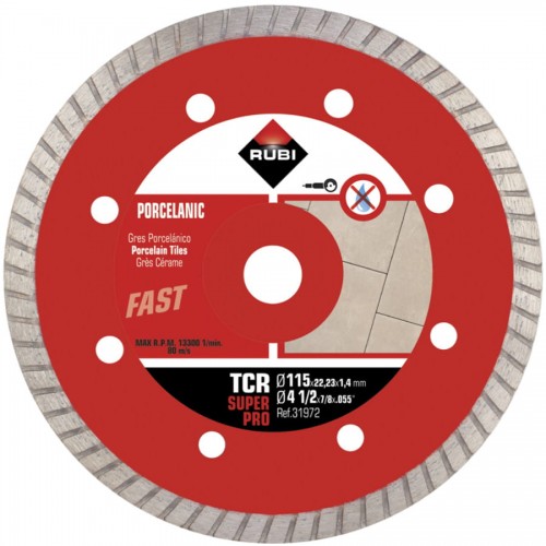 DIAMANTKLING TIL PORCELÆNSFLISER TCR 115MM SUPERPRO - RI 31972