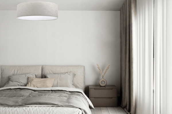 Kivipleksi-kattovalaisin, beige, 50 cm