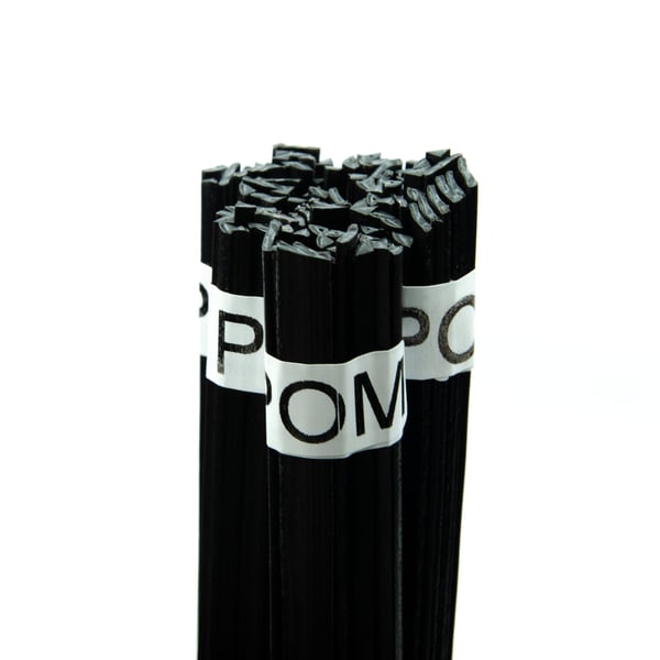 POM plast svejsetilsats, sort, 100 g