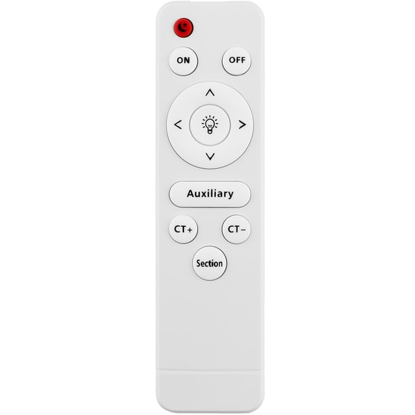 WESTA 72W CCT valkoinen pyöreä LED-kattovalaisin, pinta-asennettava, 50cm + LUMILED-kaukosäädin