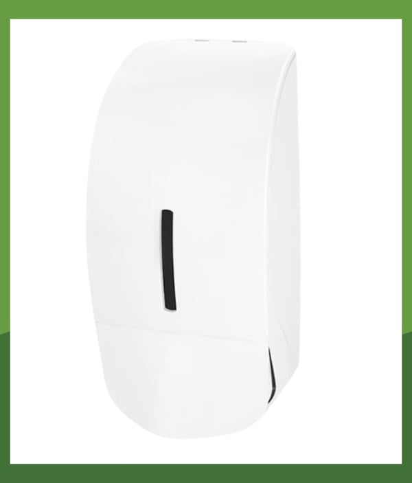 Elegant sæbedispenser - 1l ABS hvid