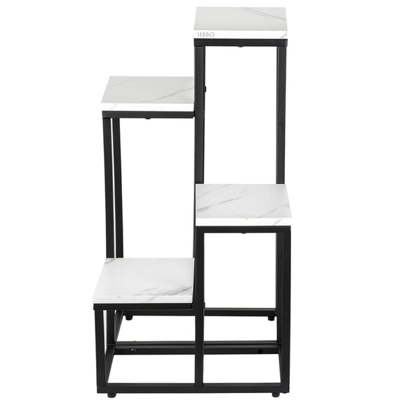 Kukkateline, kukkateline, ruukkukasvit, 4 hyllyä, loft-tyylinen