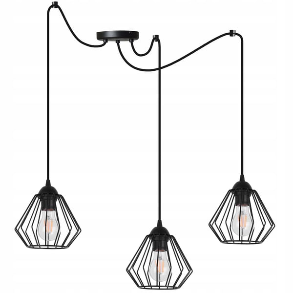 HÄNGANDE taklampa ljuskrona SPIDER loft E27 LED