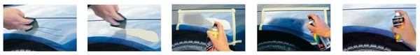 Originalfärg för OPEL 205V Set 2x150ml Spray Seidengrau Met.