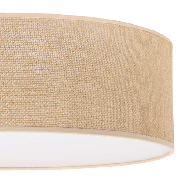 TAKLAMPA JUTA PLEXI BEIGE 40CM E27