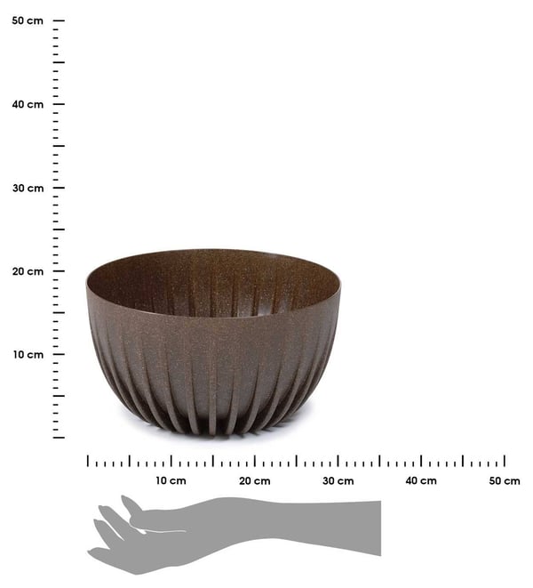Avskalad ECO kaffeespresso blomkruka