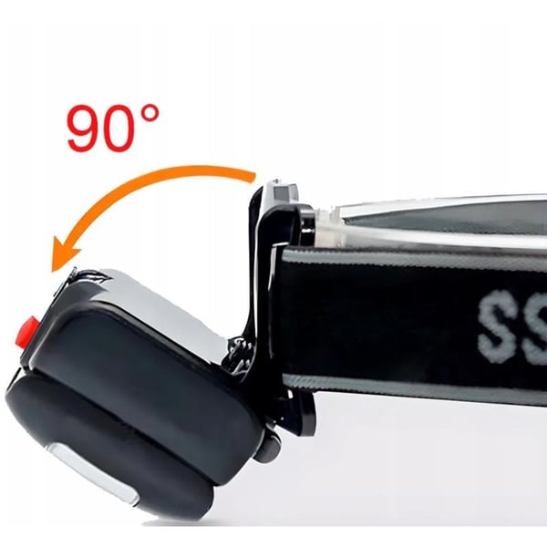 Batteridriven LED-pannlampa med justerbar ljus