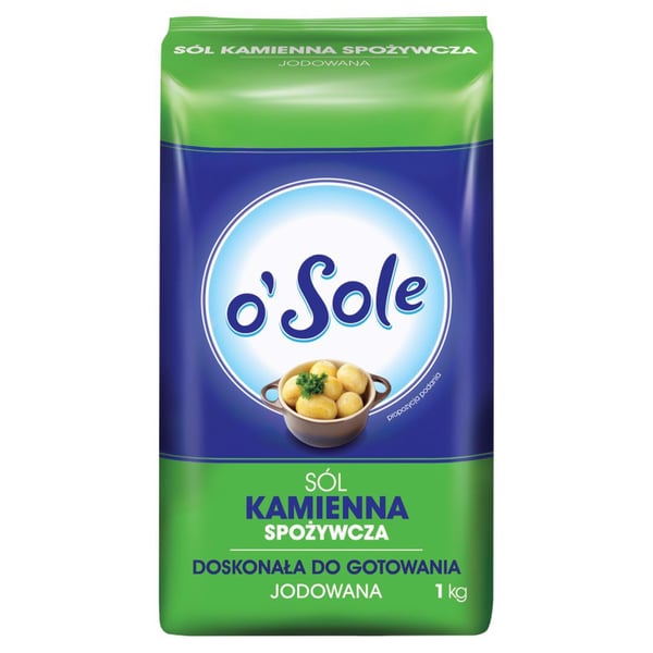 o'Sole Jodioitu vuorisuola 1 kg