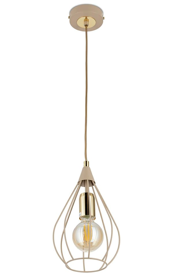 Noa Beige hänglampa 1xE27 17 cm