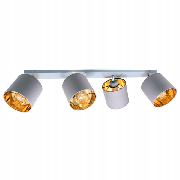 Lofthængende lampe med gylden LED-loftlampe