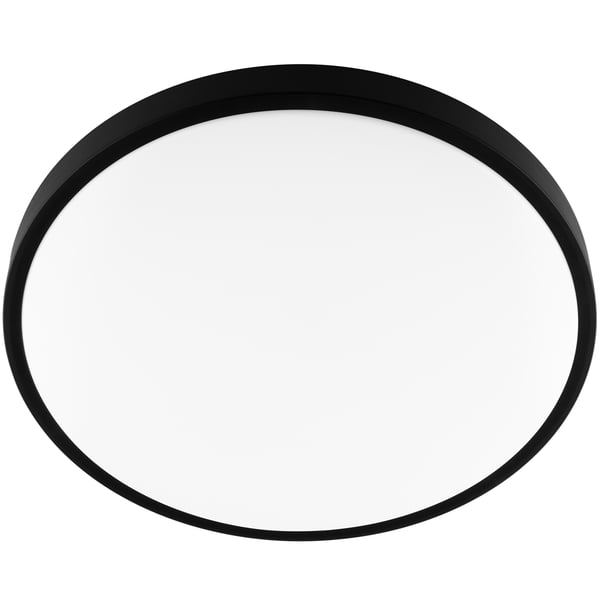 Loftlampe LED overflademonteret 24W 4000K CELIS rund IP44 sort ring ALS LUMILED