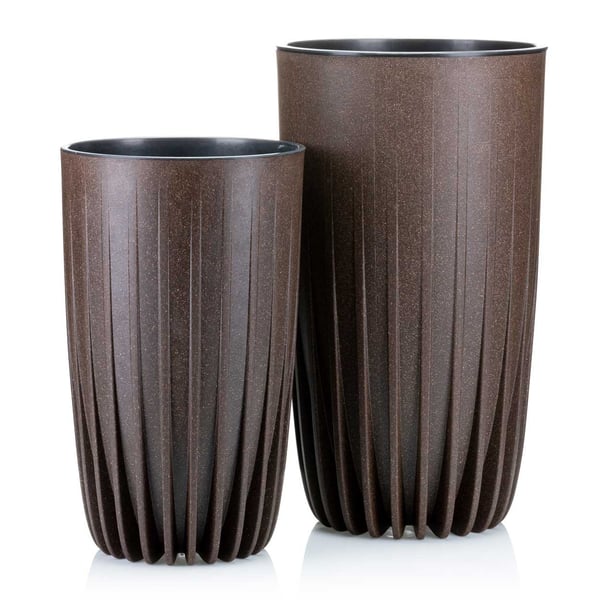 Stripped Tall ECO Coffee blomkruka