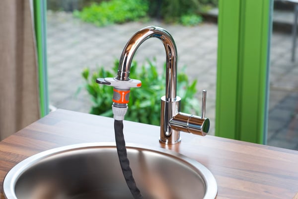 Gardena kranöverförare adapter snabbkoppling till kranar 18210-20 komplett