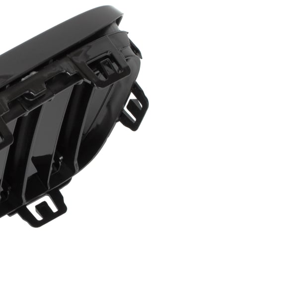 BMW 2 F23 2014- gitter mellem forlygterne (nyrerne) venstre + højre sæt SORT GLOSSY DOBBELT BAR