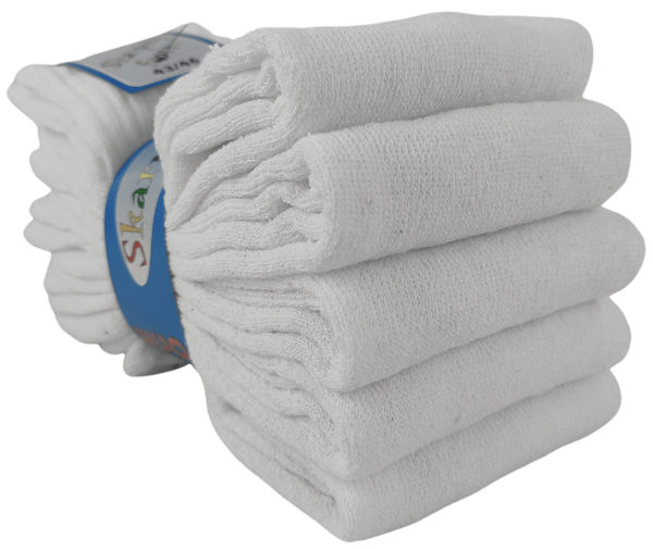 5-pack herrstrumpor tryckfri bomull 43-46