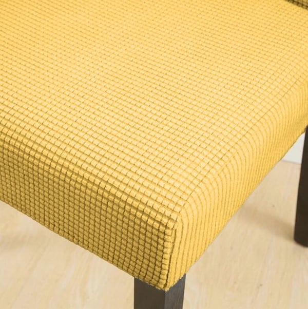 Sinappihunajan jacquard-tuolin päällinen