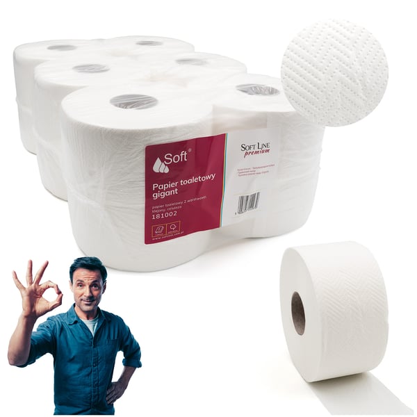 Soft Premium Line toalettpapper 2w vitt a'12