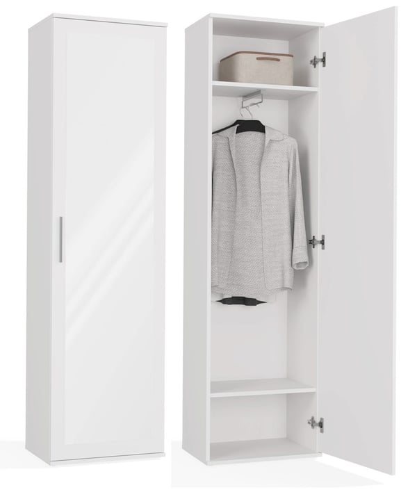 DUO garderob vit