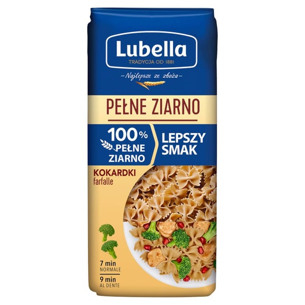 Lubella täysjyväpasta 400 g